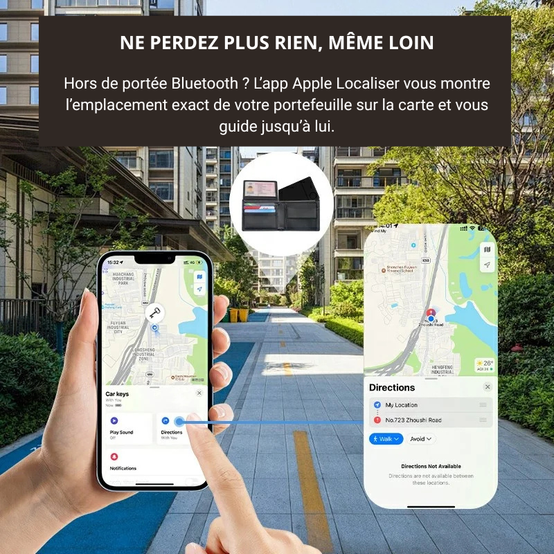 CARTE TRACEUR GPS PORTEFEUILLE